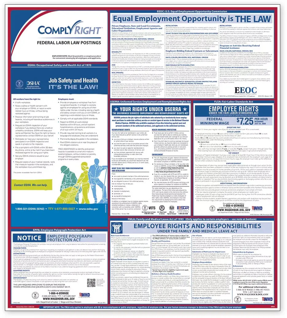 Federal Law Labor Posters