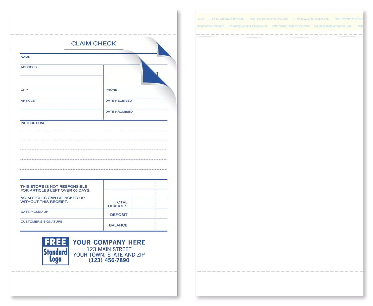 765 - Jewelry Repair Orders with Envelope