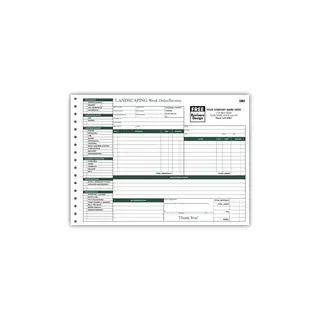 6537 - Landscaping Work Order Forms