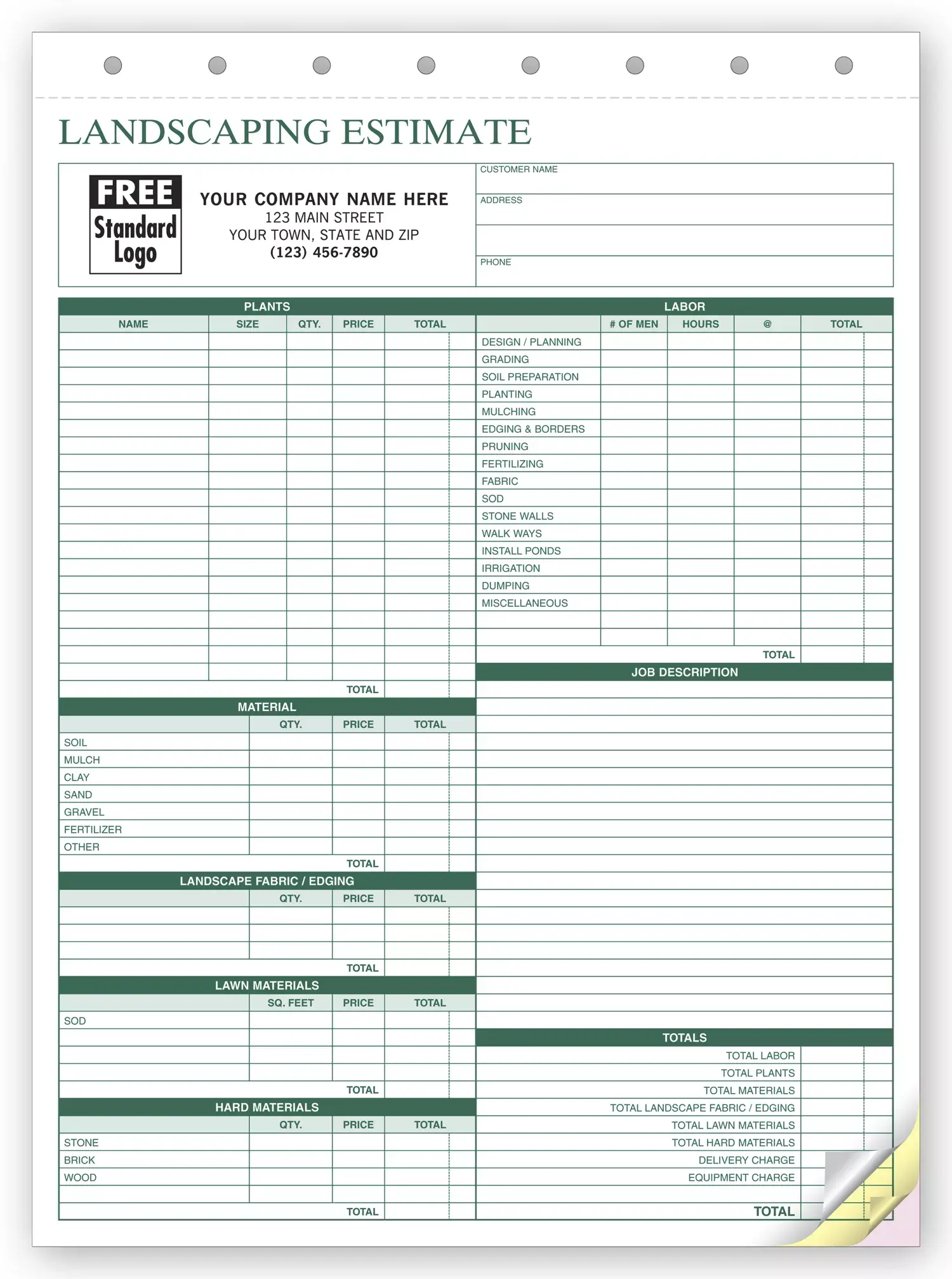 6571 - Custom Landscaping Estimates