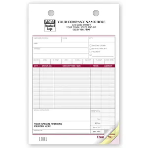 Retail Register Forms