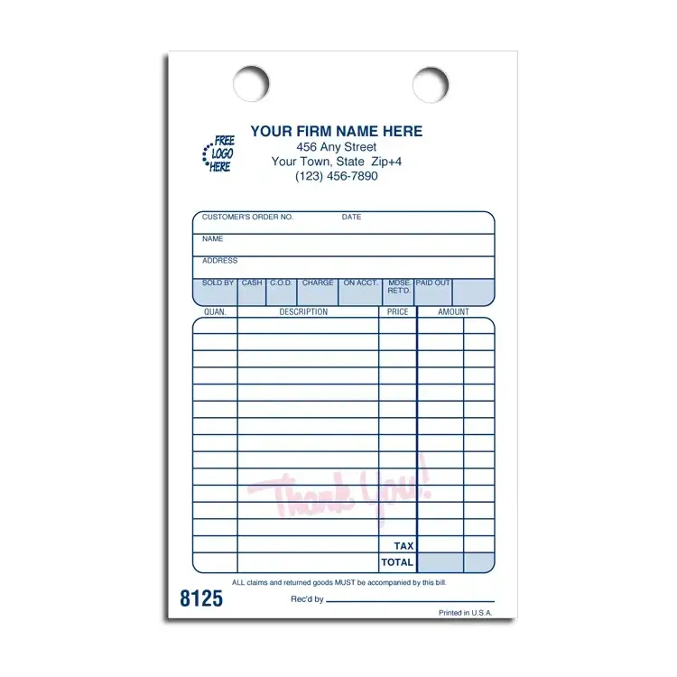 15816 - Retail Business Register Forms