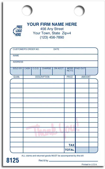 15816 - Retail Business Register Forms