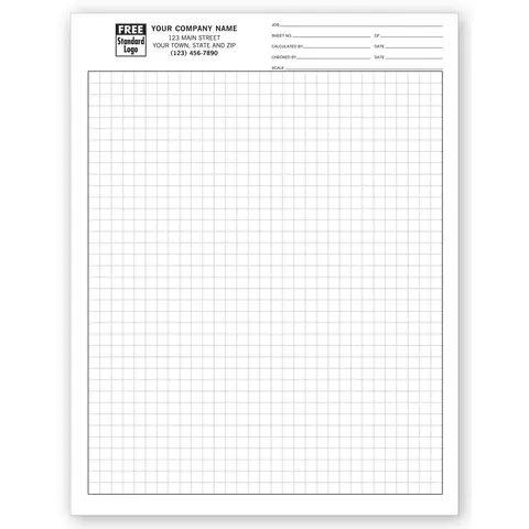 204 - Custom Graph Paper - Engineering Graph Paper