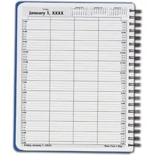 DayScan Wire Bound Appointment Book, 7:00 am to 7:00 pm