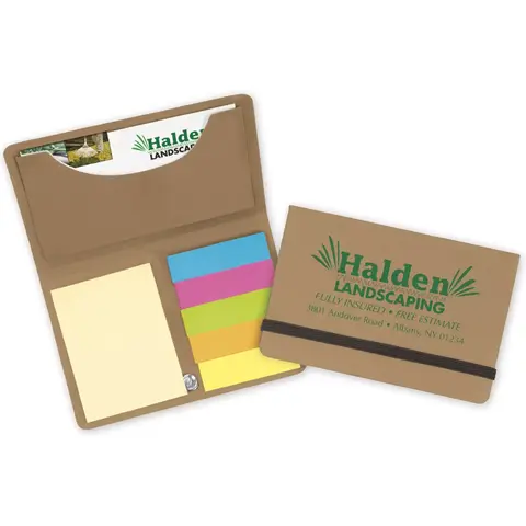Custom Business Card Holder with Sticky Notes
