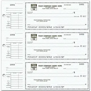 Custom 3-Per-Page Checks - End-Stub
