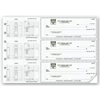 3-To-A-Page Hourly Payroll Checks