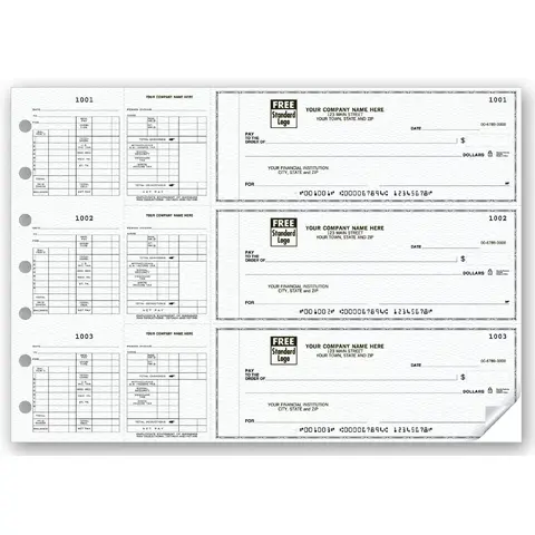 3-To-A-Page Hourly Payroll Checks