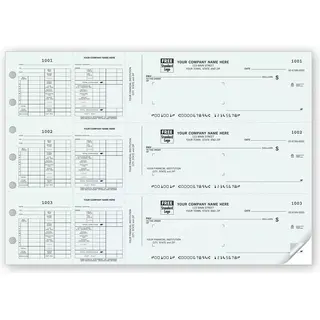 3-To-A-Page Payroll Checks for Window Envelopes