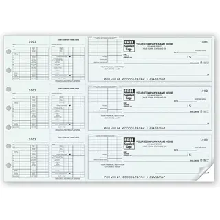 Custom 3-To-A-Page Payroll Voucher Check Printing