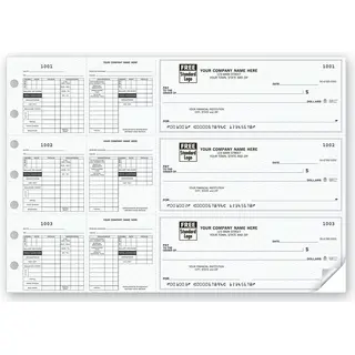 Custom 3-To-A-Page Payroll Checks with Maximum Deductions