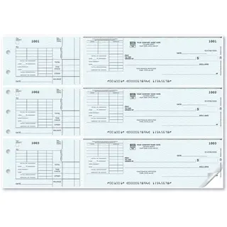 Custom 3-To-A-Page Checks with Voucher Stub