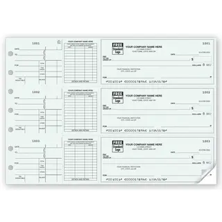 Custom 3-Per-Page Voucher Checks