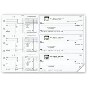 Custom 3-On-A-Page Payroll Checks