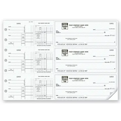 Custom 3-On-A-Page Payroll Checks