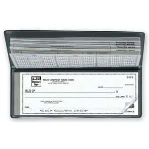 Custom Business Size Portable Checks Printed with Your Logo
