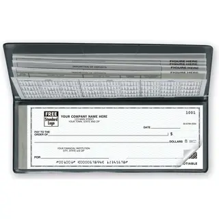 Custom Business Size Portable Checks Printed with Your Logo
