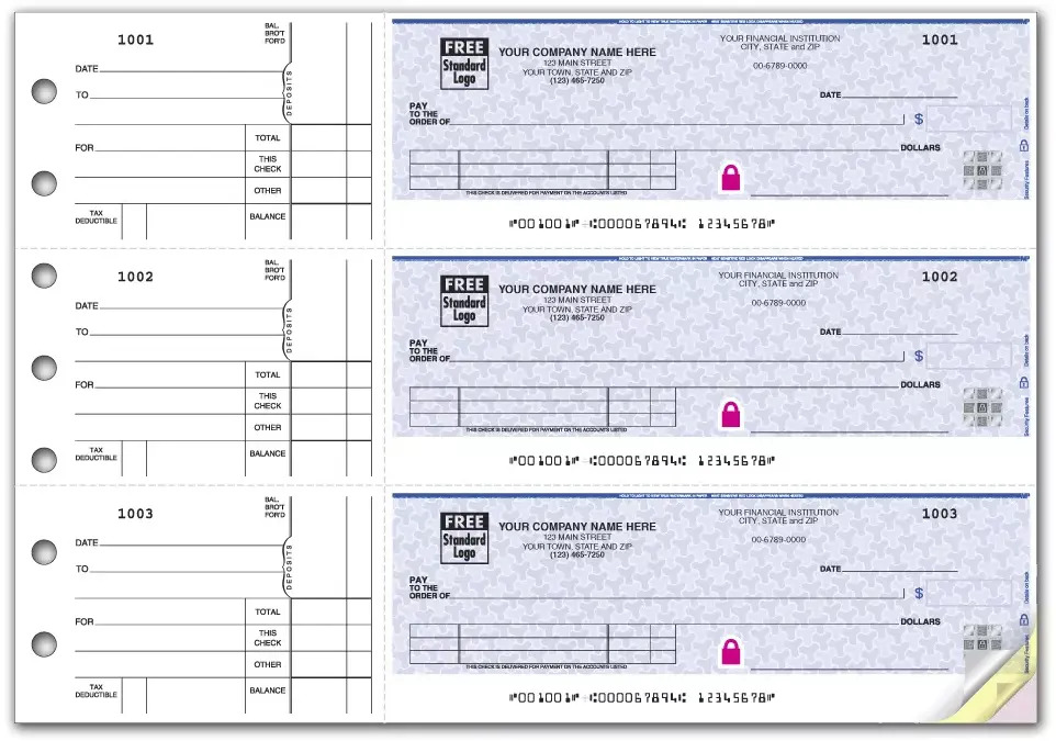 Voucher checks for businesses with highly secure features