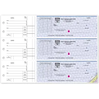 High Security 3-To-A-Page Checks with Voucher Choice
