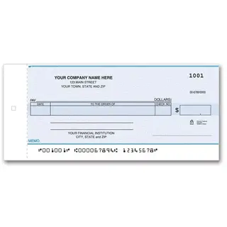 Personal Size One-Write Checks