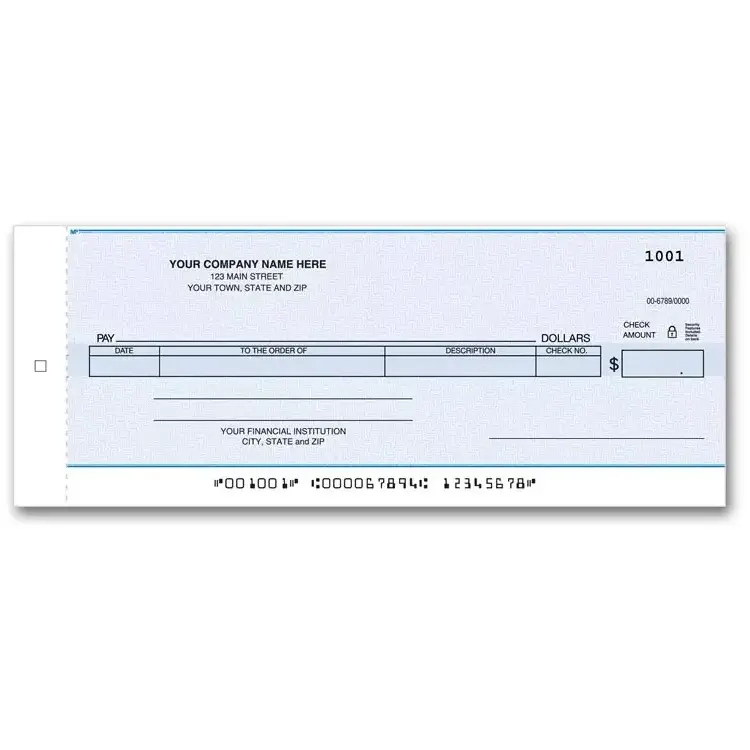 General One-Write EZ Writer Checks