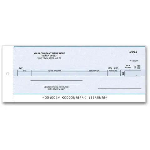 General One-Write EZ Writer Checks