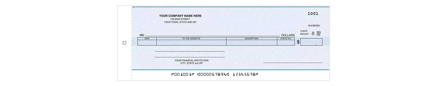 General One-Write Checks