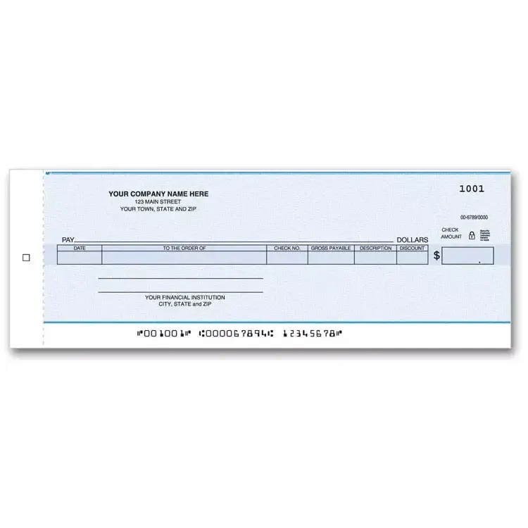 Accounts Payable One-Write Checks