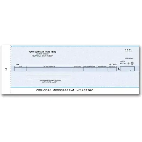 Accounts Payable One-Write Checks