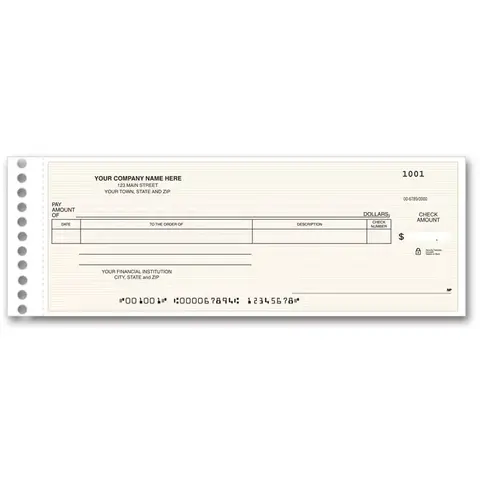 One-Write Checks for General Expenses