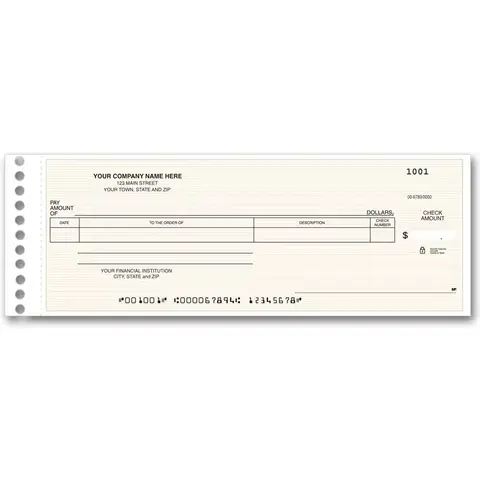 One-Write Checks for General Expenses