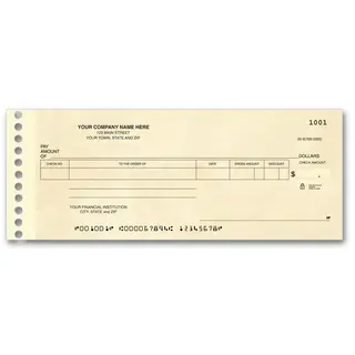 Compact Expense Ledger Checks
