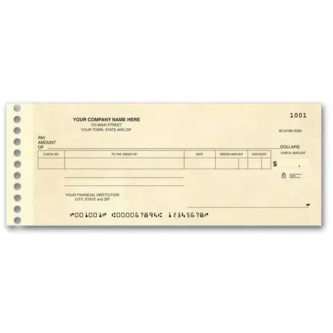 Compact Expense Ledger Checks