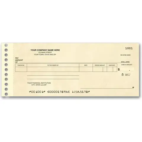 Compact Expense Ledger Checks