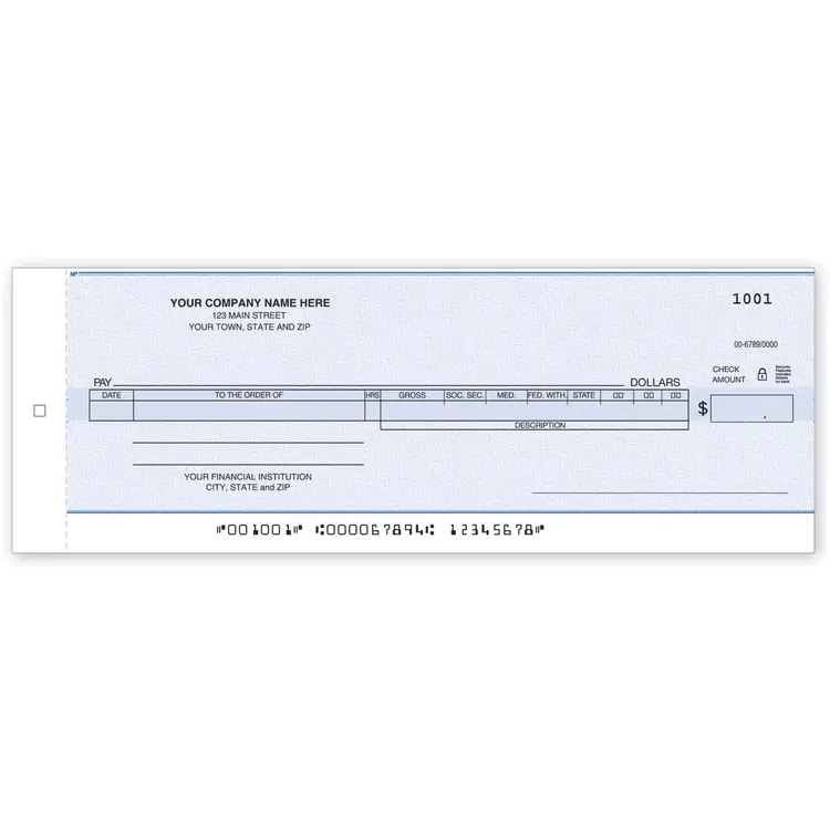 Payroll/General Disbursement Check
