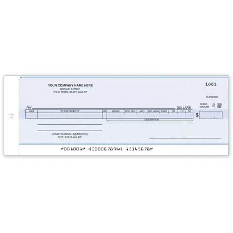 Payroll/General Disbursement Check