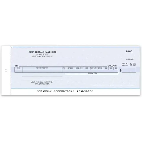 Payroll/General Disbursement Check