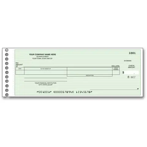 Payroll expense checks for one write