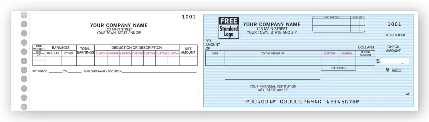 Payroll/General Expense Check