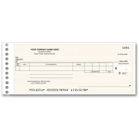 Compact One-Write Checks