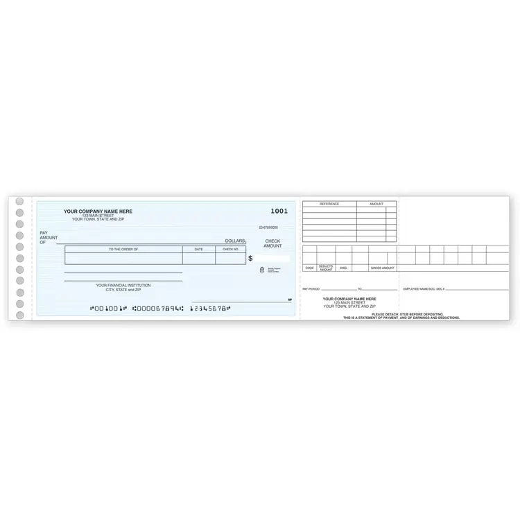 One write checks for payroll