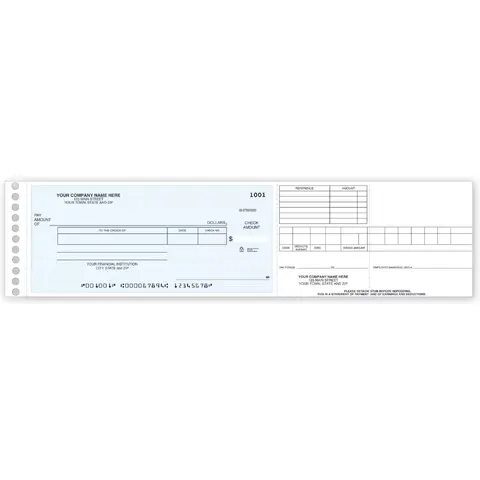 One write checks for payroll