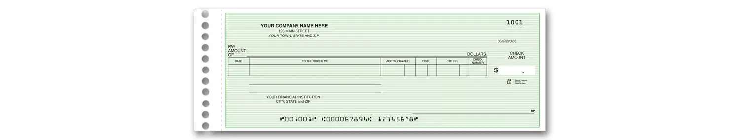One write accounts payable checks
