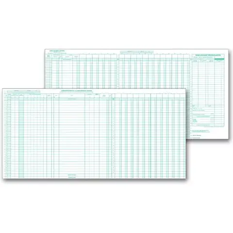 One write system payroll journals