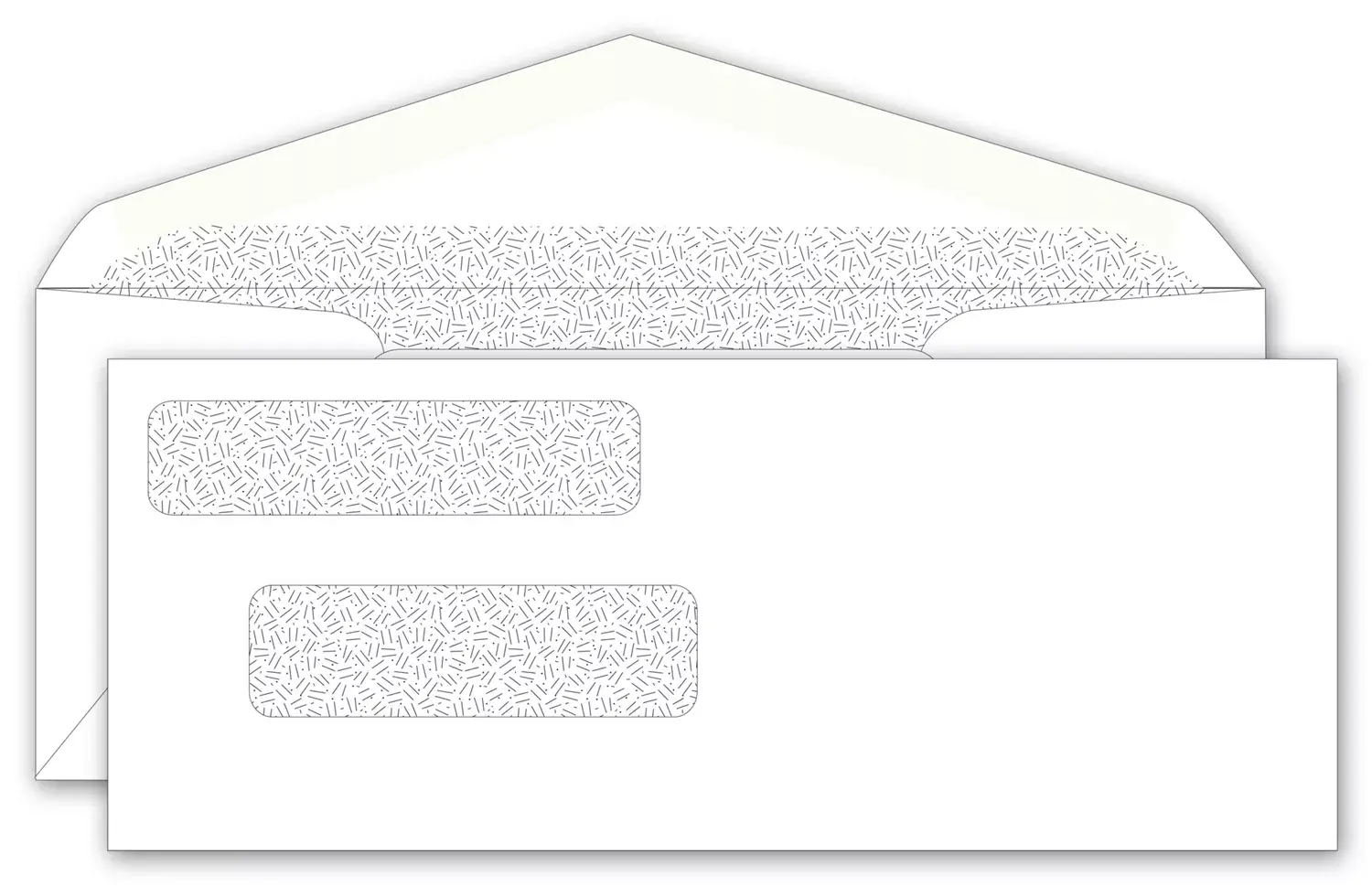 One Write Check Envelopes - Long Center Checks