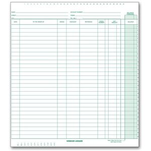 Vendor Ledger