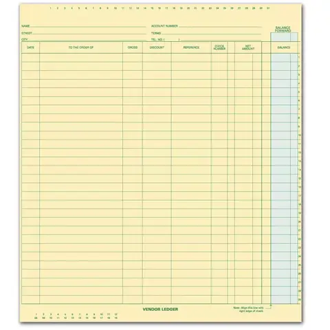 Vendor Ledger