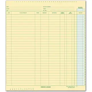 Vendor Ledger