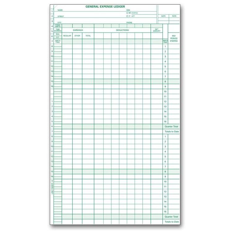 132031N - Payroll/General Expense Ledger